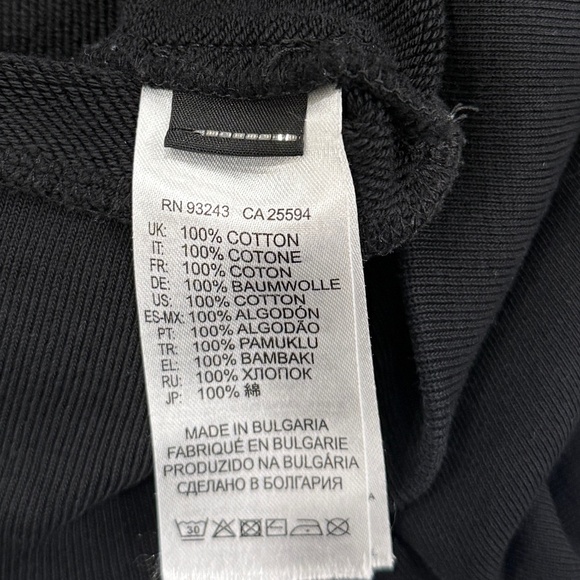 DIESEL “Dream” Black Graphic Sweatshirt – Unisex Oversized Fit, Size L - Picture 4 of 4